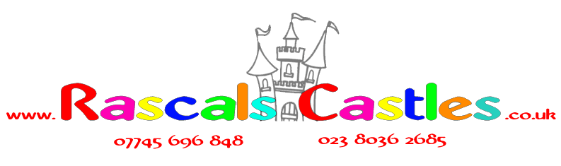 Rascals Castles Bouncy Castle + Sumo Suit Hire Southampton, Bournemouth, Basingstoke, Winchester, Salisbury, Portsmouth, Fareham, Gosport TEL: 07306050048